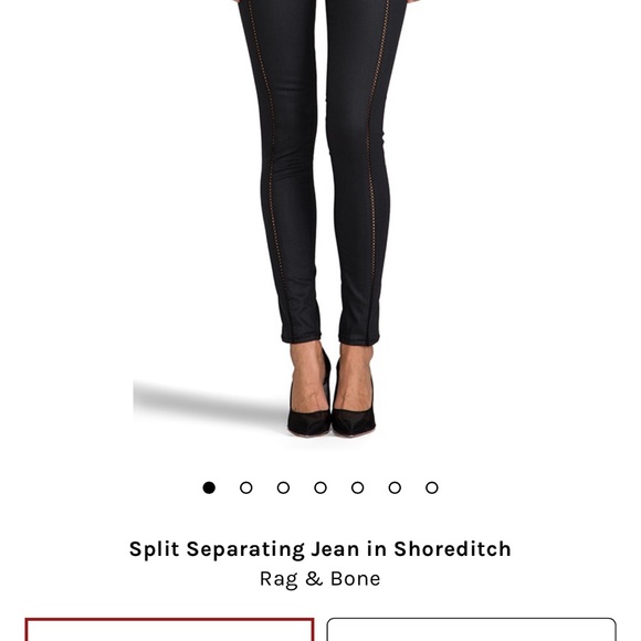 Rag and Bone Split Separating Jeans in Shoreditch - Picture 13 of 13